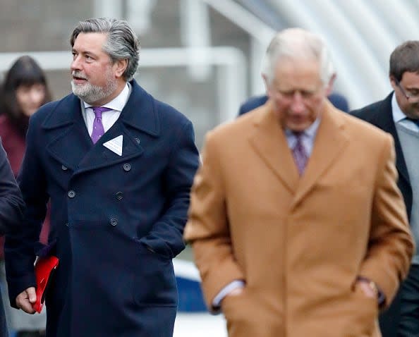 <div class="inline-image__caption"><p>Michael Fawcett, left, accompanies Prince Charles, Prince of Wales as he attends The Prince's Countryside Fund Raceday at Ascot Racecourse on November 23, 2018 in Ascot, England.</p></div> <div class="inline-image__credit">Max Mumby/Indigo/Getty Images</div>