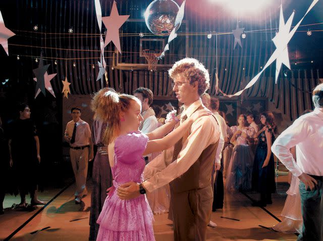 <p>Aaron Ruell/Access/Mtv/Napoleon Ltd/Kobal/Shutterstock</p> Tina Majorino and Jon Heder in <em>Napoleon Dynamite</em> (2004)