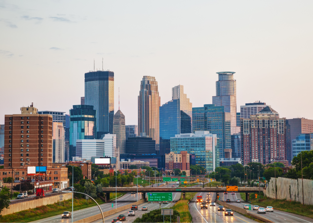 View of downtown Minneapolis 