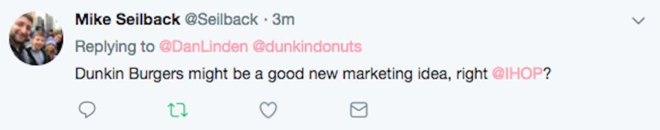 dunkin donuts name change