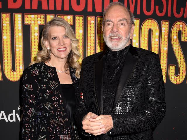 <p>Image Press/Shutterstock </p> Katie McNeil Diamond and Neil Diamond at the Broadway opening night of 'A Beautiful Noise, The Neil Diamond Musical' in 2022.