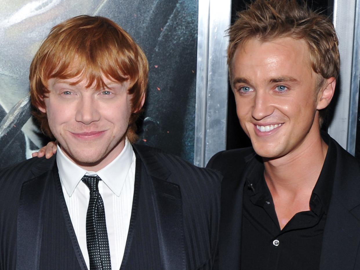 rupert grint tom felton november 2010