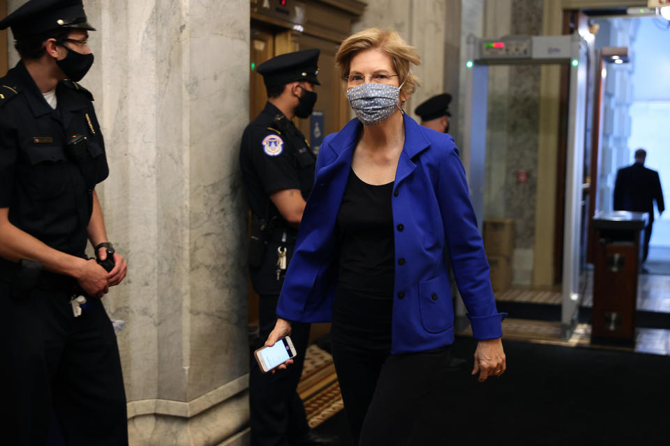 Sen. Elizabeth Warren and other Democrats say OSHA has fallen down on the job. (Photo: Chip Somodevilla via Getty Images)