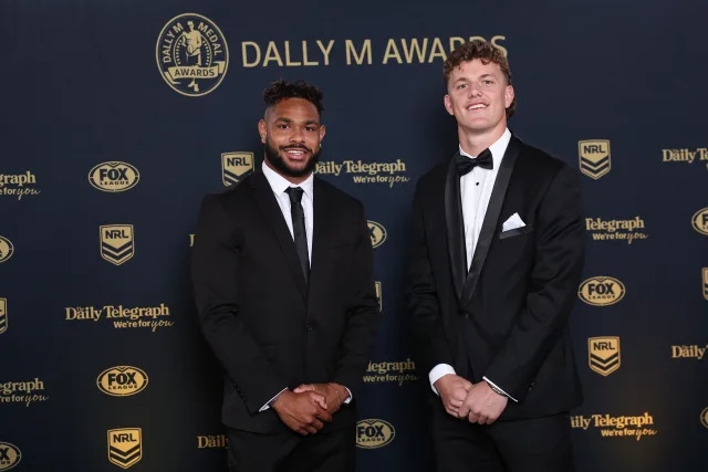 Hamiso Tabuai-Fidow and Jack Bostock at the Dally M.