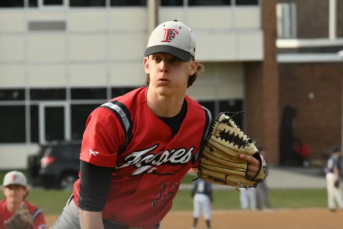 Fox Lane standout Tyler Renz was named Conference 1 pitcher of the year this past spring. The rising senior is committed to St. John's.