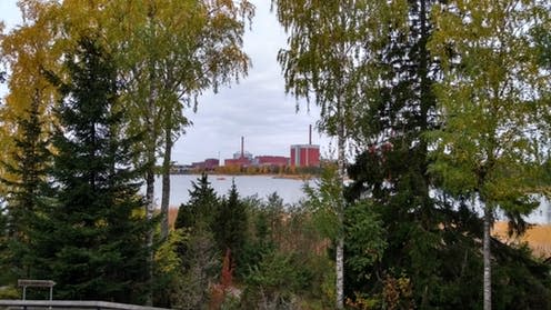 <span class="caption">The Olkiluoto Nuclear Power Station in Finland, at the site of the Onkalo geological disposal facility.</span> <span class="attribution"><span class="source">Claire Corkhill</span>, <span class="license">Author provided</span></span>