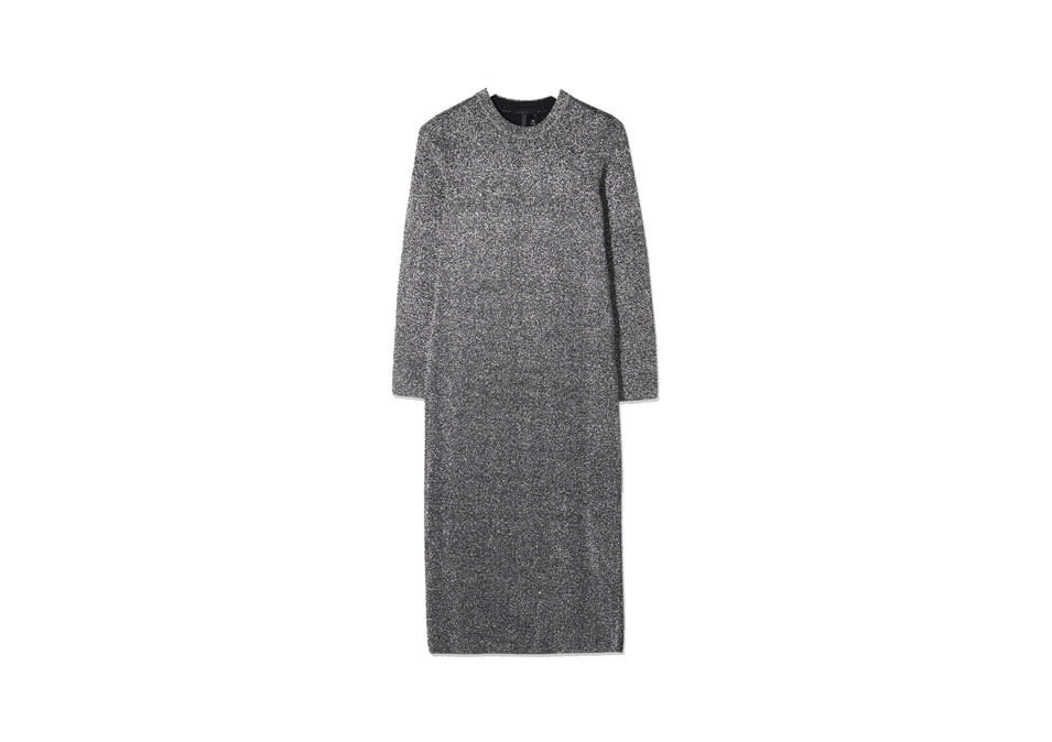 Topshop Metallic Knitted Dress by Boutique, $140, topshop.com