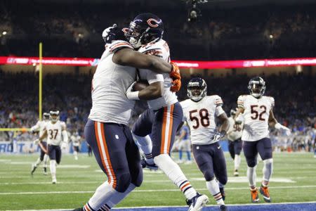 Jackson's pick-6 lifts Bears over Lions on Thanksgiving