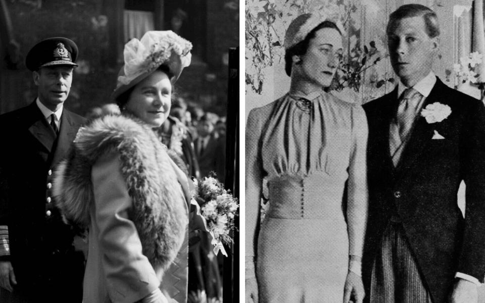 Queen Elizabeth and Wallis Simpson was the original royal sister-in-law rivalry - PA/ Getty
