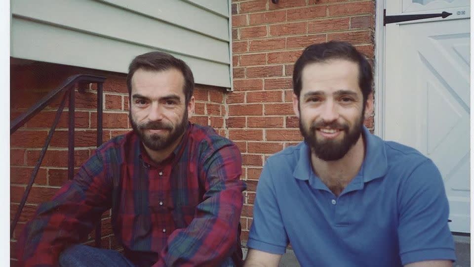 Jimmy (right) and his late brother Ron in 1992. - Courtesy Ruth Hendricks Brough