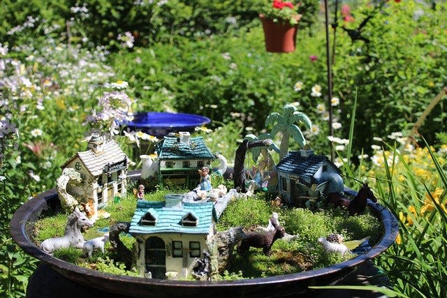 A fairy garden is shown on the Riverwest Secret Garden Tour, a self-guided event with more than 15 gardens. It's set for July 9.
