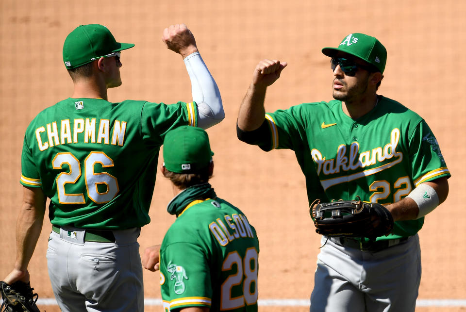 The A's are already leading the AL West, but can they hang with the Yankees? (Photo by Jayne Kamin-Oncea/Getty Images)