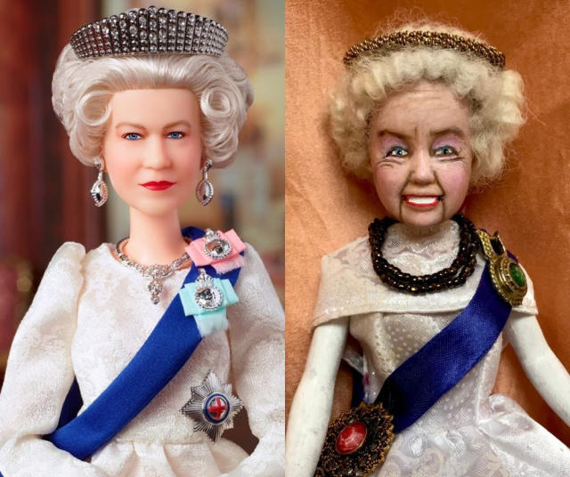 Artist Lou Gray decided the Queen's official Barbie was not a true resemblance. (PA Real Life)