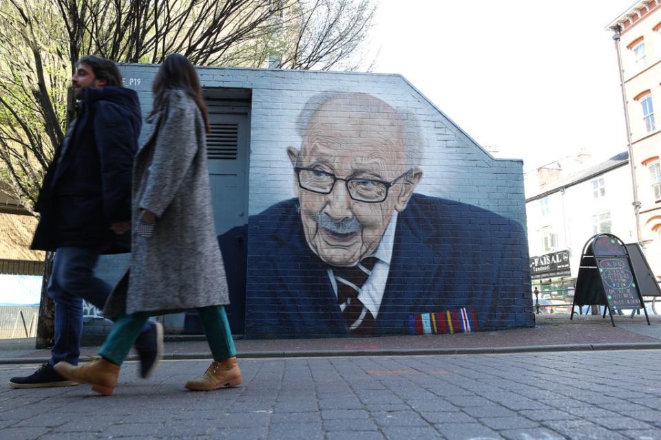 Captain Sir Tom Moore raised millions for the NHS (Peter Byrne/PA) (PA Wire)