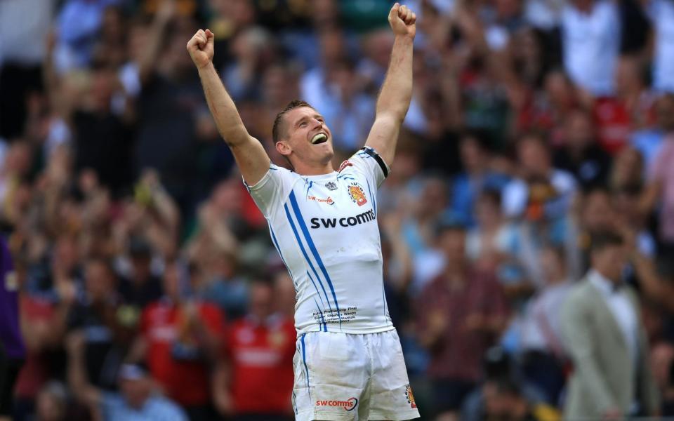Steenson played a crucial role in Exeter securing their first Premiership title in 2017 - PA