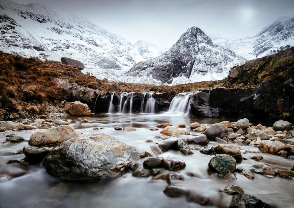 The famous Fairy Pools on the Isle of Skye in Scotland were captured for the competition by photographer Tom Roe.