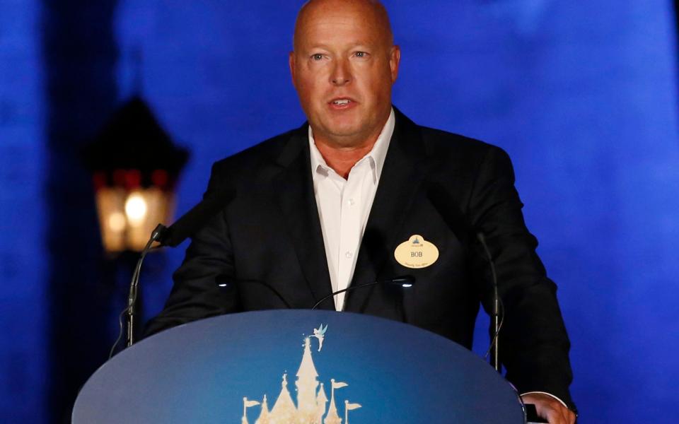 Disney chief Bob Chapek has warned of a change to how movies are seen - AP