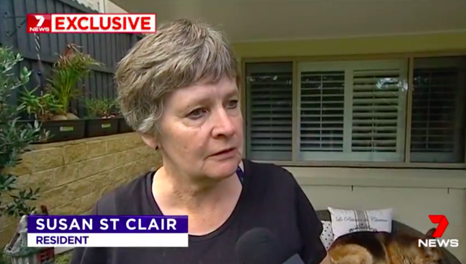 Susan St Clair busted the boys lighting fires near her property. Source: 7 News