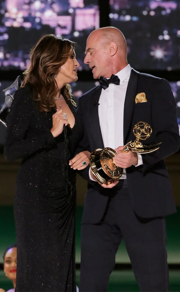 Mariska Hargitay, Christopher Meloni, 2022 Emmy Awards, Emmys, Candids