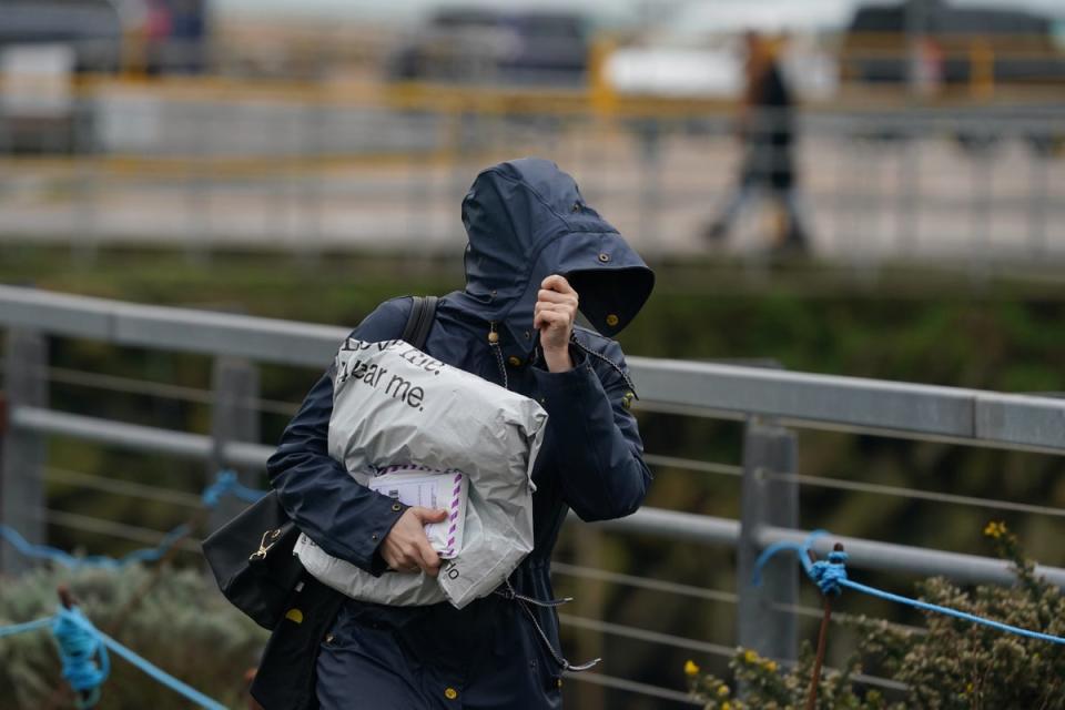 Strong winds are expected in the south west (PA Wire)