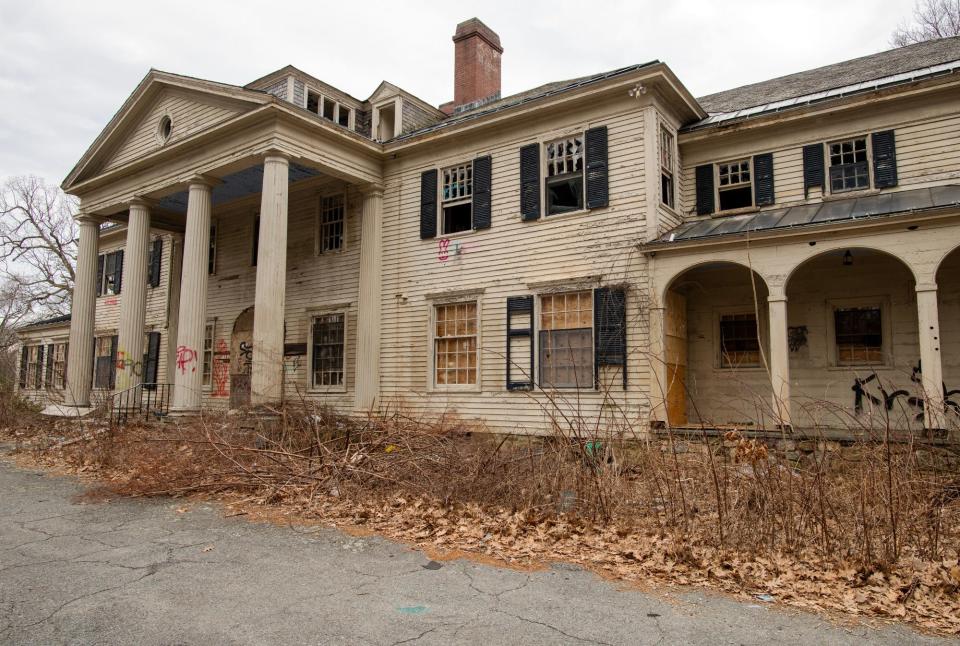 The former Higgins Estate at 757 Salisbury St., which fell into disrepair over the years, was recently torn down. It is shown in February 2023.