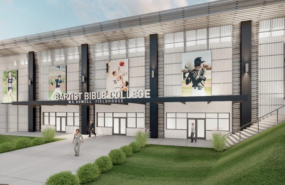 Mission University, formerly known as Baptist Bible College, unveiled artist renderings of efforts to modernize the Springfield campus, including the fieldhouse.