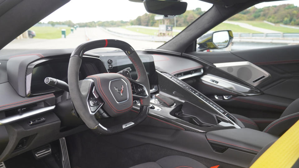 The interior of the 2023 Chevrolet Corvette Z06.