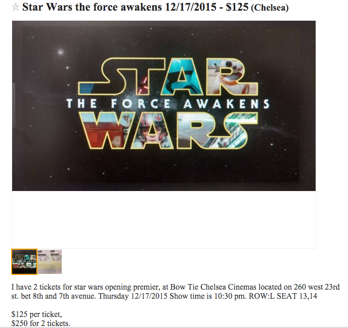 'Star Wars: The Force Awakens' Tickets: Tips for Finding a Theater Opening Night