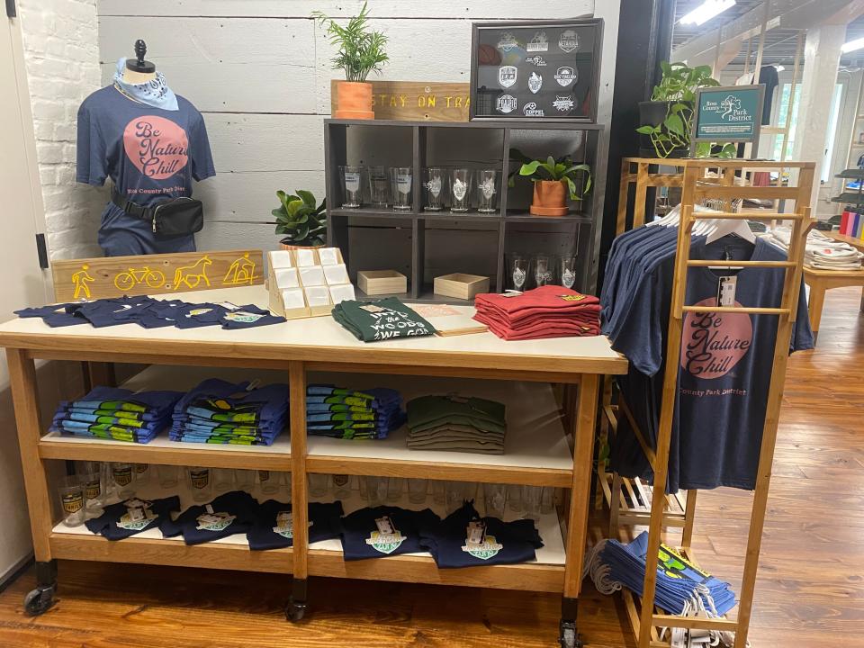 Chad McAllister and Jarrod DePugh of Mill City Apparel celebrated their grand opening on June 30, 2023, at 54 W Water St. The store features items from the Ross County Park District.