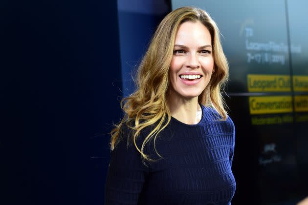 Swank attends the Leopard Club Award Conversation during the 72nd Locarno Film Festival on Aug. 10, 2019 in Locarno, Switzerland. (Photo: Pier Marco Tacca via Getty Images)