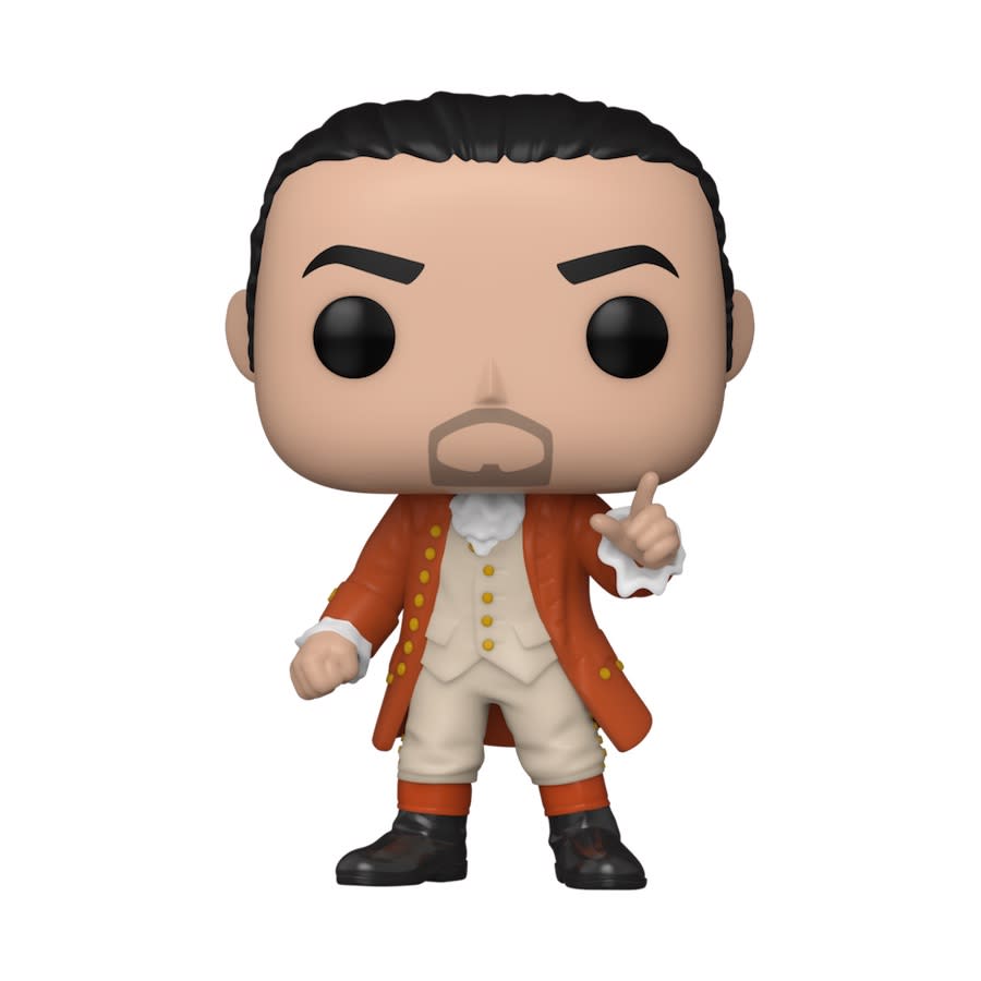 A Funko Pop figure of Lin-Manuel Miranda's Alexander Hamilton