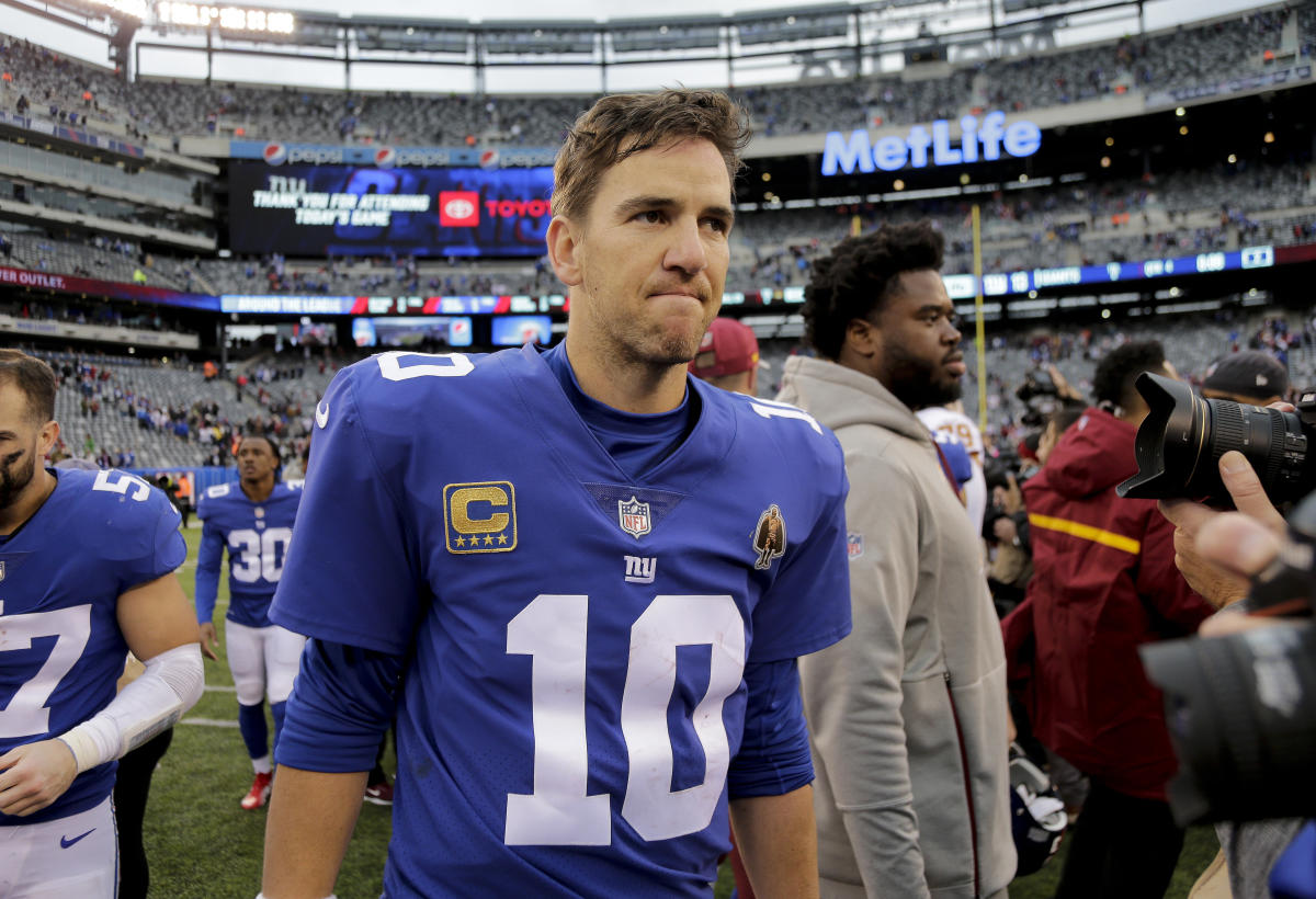 Was anyone more miserable watching the Super Bowl than Eli Manning?