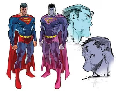 superman new 52 concept art