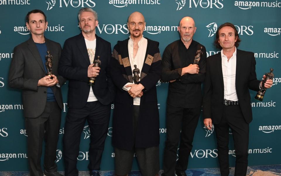 James won the PRS for Music Icon Award last month, but Booth says the band struggles to get its music on Radio 1 - Alan Chapman/Dave Benett/Getty Images