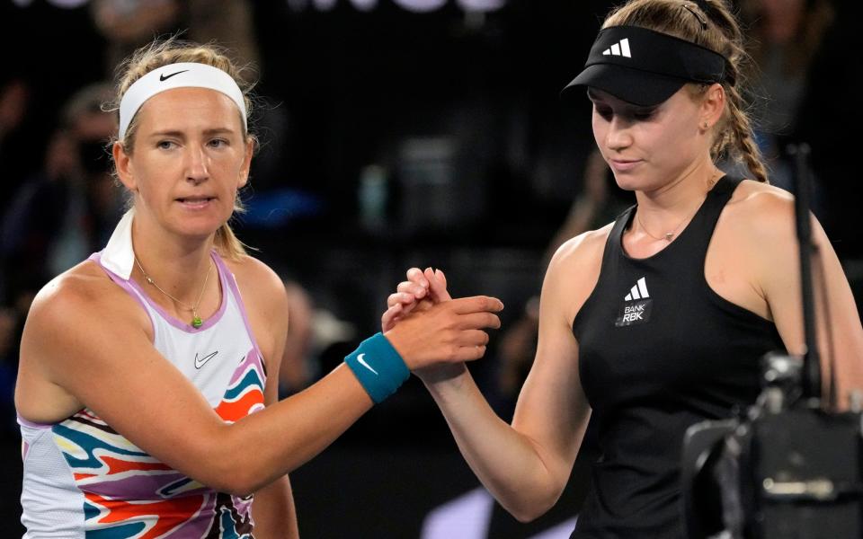 Australian Open 2023 live: Elena Rybakina vs Victoria Azarenka score and latest match updates - AP