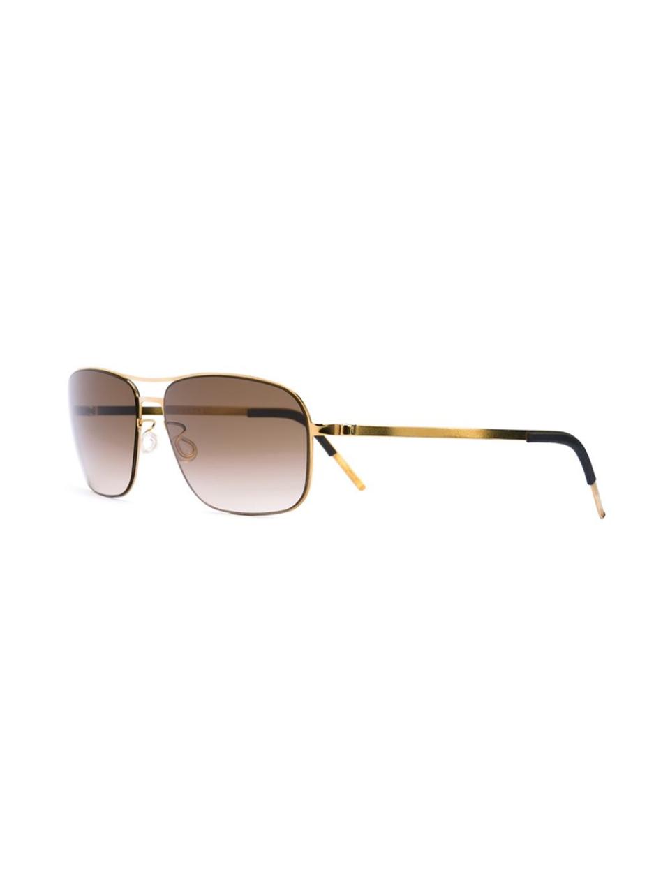 Lindberg rectangular frame sunglasses