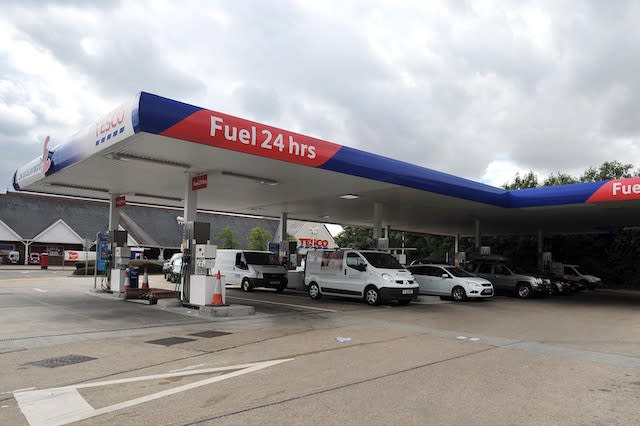 A view of a Tesco petrol station in Chelmsford, Essex. PRESS ASSOCIATION Photo. Picture date: Thursday August 15, 2013. Photo credit should read: Nick Ansell/PA Wire