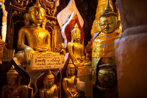 Inside Pindaya caves - Credit: getty