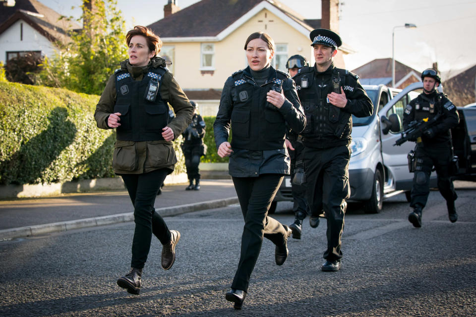 DI Kate Fleming (Vicky McClure) and DCI Joanne Davidson (Kelly MacDonald) - (World Productions/Steffan Hill)