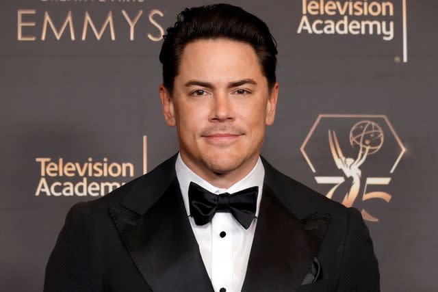 <p>Frazer Harrison/Getty</p> Tom Sandoval attends the 2024 Creative Arts Emmys at Peacock Theater on January 7, 2024 in Los Angeles, California.