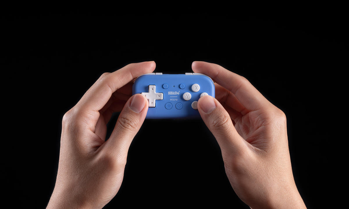 8BitDo's new $24.99 Micro controller makes Nintendo Switch Joy-Cons look  big - The Verge