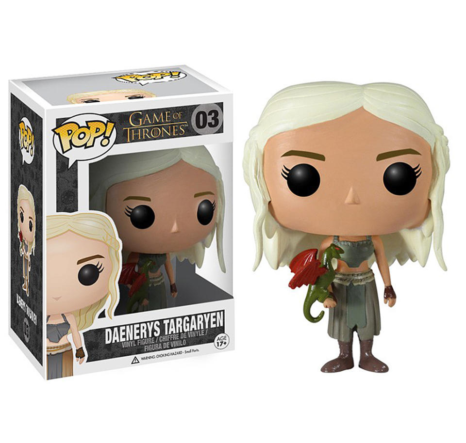 <p>The dragon she’s carrying is Rhaegal — distinguished by his green body and red wings. </p>