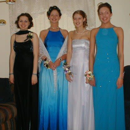 2002: Aqua Gowns