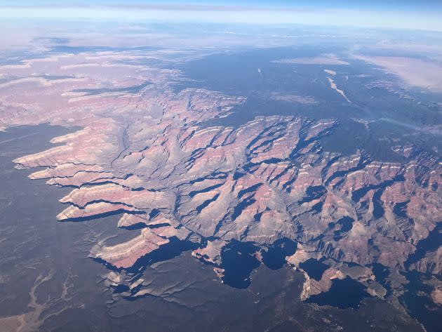 aerial view of national monuments