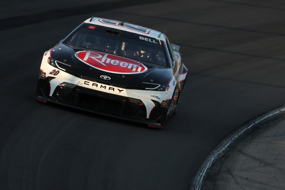 Newton, Iowa - June 16: Christopher Bell, Driver Of The #20 Rheem Toyota During The Nascar Cup Series Iowa Corn 350 At Iowa Speedway On June 16, 2024 In Newton, Iowa.  (Photo By Jonathan Bachman/Getty Images)