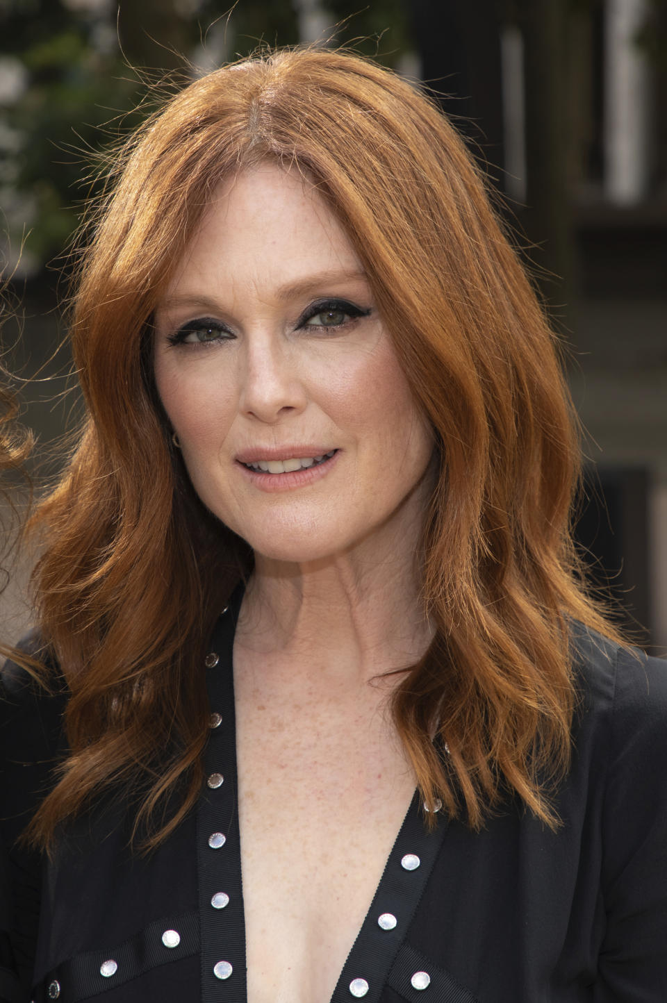 Actress Julianne Moore attends the Longchamp runway show at Lincoln Center during NYFW Spring/Summer 2020 on Saturday, Sept. 7, 2019, in New York. (Photo by Brent N. Clarke/Invision/AP