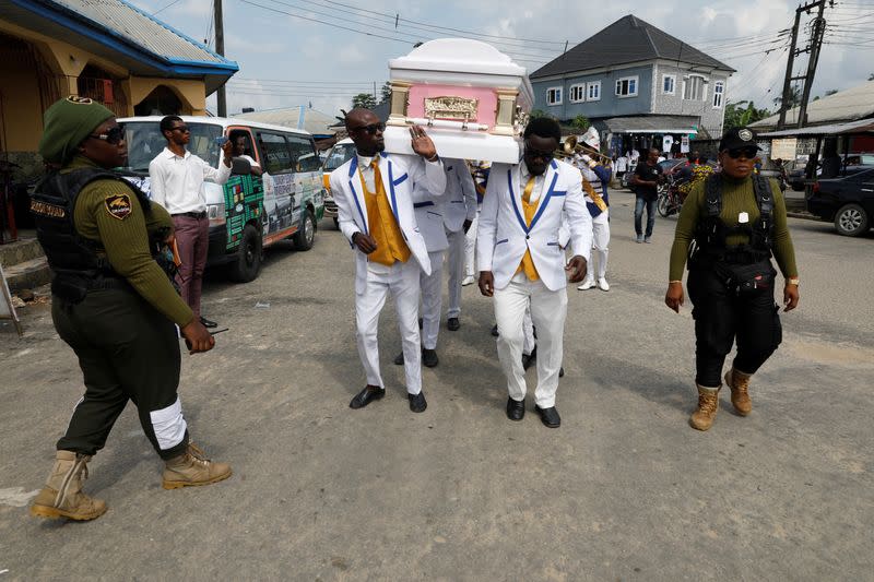 The Wider Image: Nigeria's female bouncers show their strength fighting stereotypes