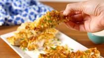 <p>What is trash chicken, you ask? Well, it's sort of a catch-all of all our favorite things; a lemony, ranch coating with crunchy potato chips. The result? Some truly hard-to-put-down chicken tenders.</p><p>Get the <strong><a href="https://www.delish.com/cooking/recipe-ideas/recipes/a53023/trash-chicken-recipe/" rel="nofollow noopener" target="_blank" data-ylk="slk:Trash Chicken recipe;elm:context_link;itc:0;sec:content-canvas" class="link ">Trash Chicken recipe</a></strong>. </p>