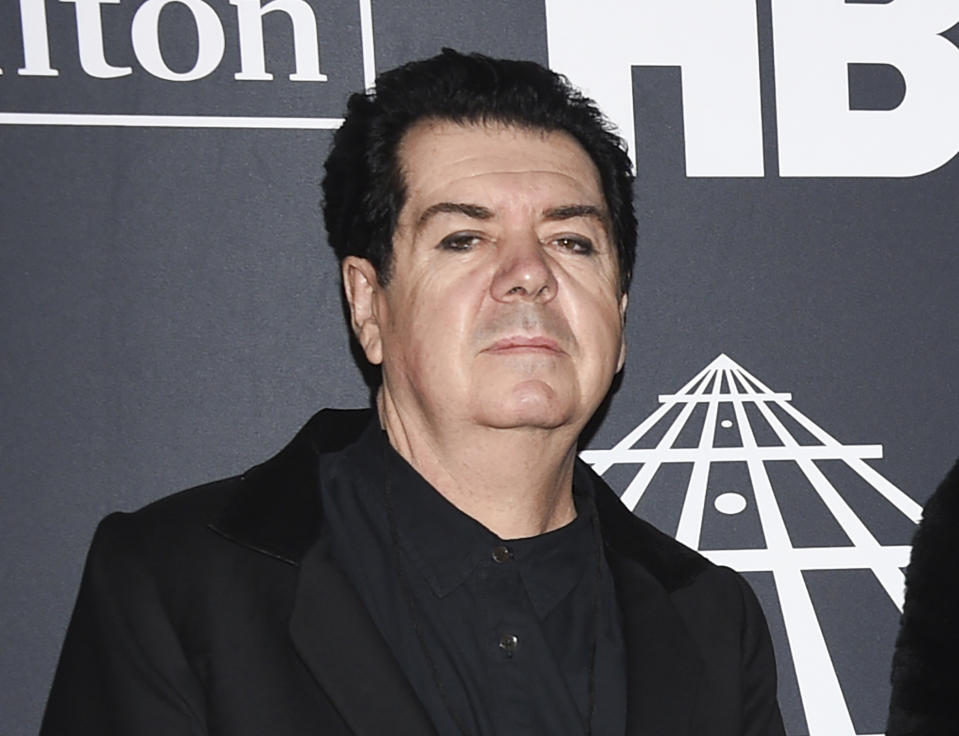 FILE - Lol Tolhurst, of The Cure, appears at the 2019 Rock & Roll Hall of Fame induction ceremony in New York on March 29, 2019. Tolhurst released a book, "Goth: A History." (Photo by Evan Agostini/Invision/AP, File)