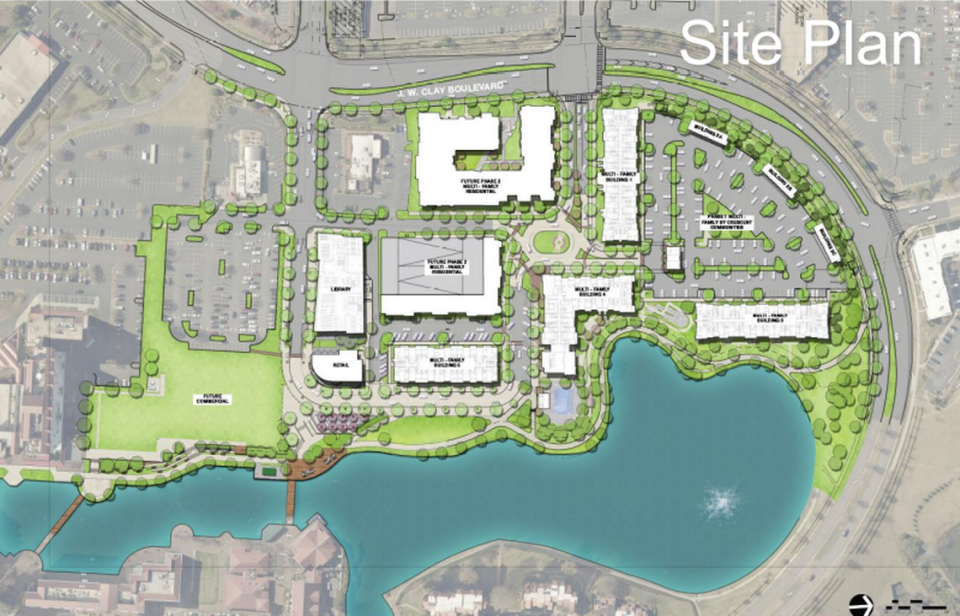 A site plan shows where a new $39.6 billion library will fit into development in the University City area.